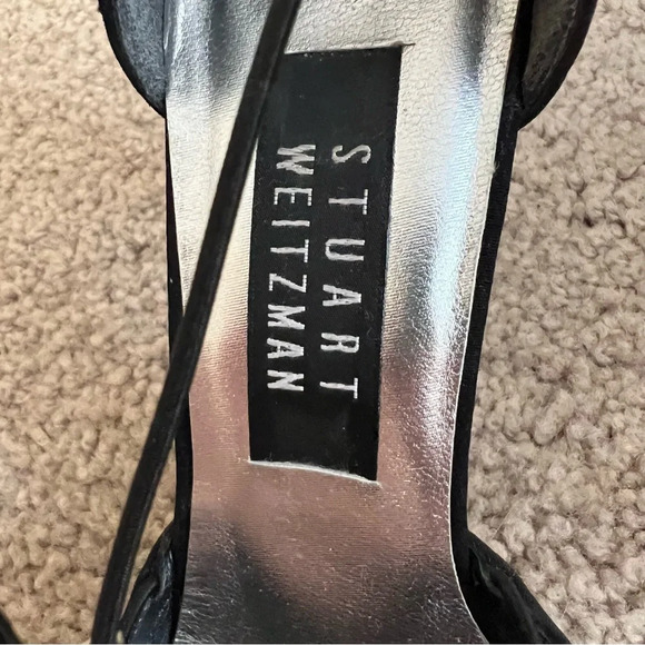 Stuart Weitzman Strappy Black Heels - Picture 9 of 9